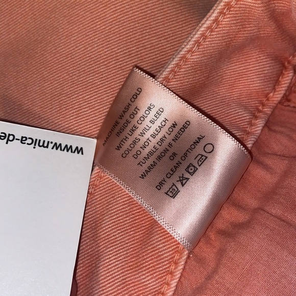 Mica Hazel high rise vintage straight Women's Pink Jeans 🆕 - Picture 4 of 11